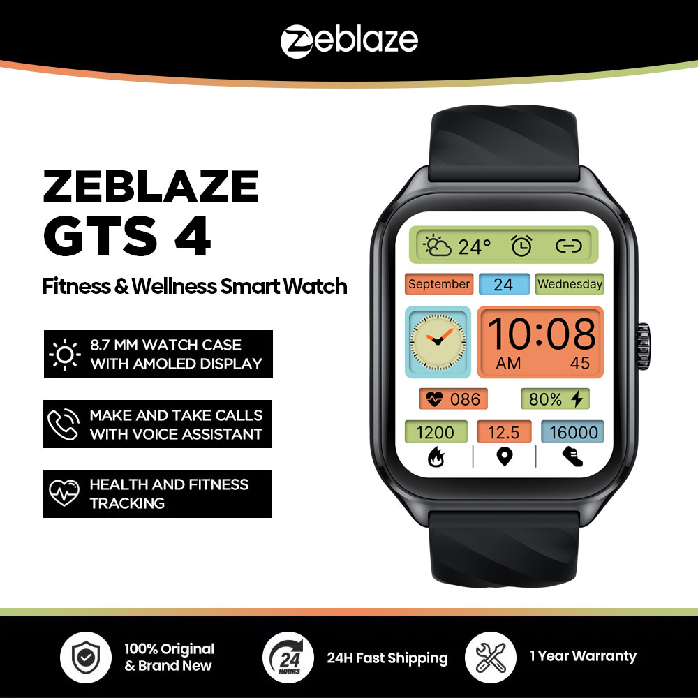 Nutrition Gym - Zeblaze GTS 4 音声通話機能付き 1.94インチHD AMOLEDスクリーン