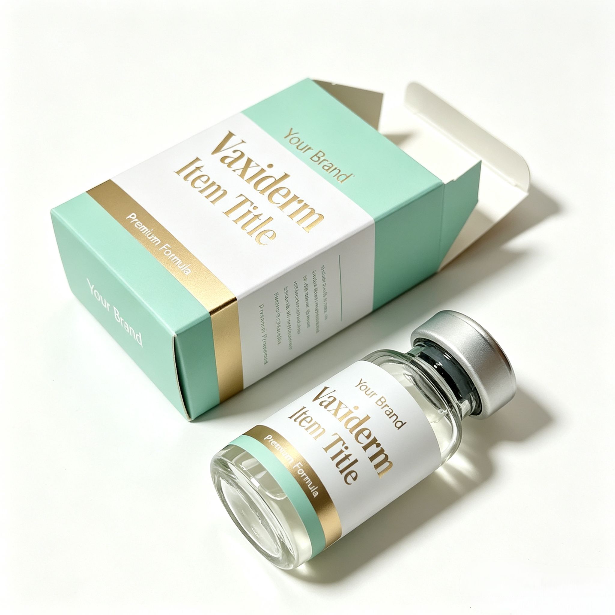 The Nutrition Fitness - カスタムペプチドバイアル防水HDラベルボックス自己粘着ビニールステッカー3ml 10ml栄養フィットネスボトル専用