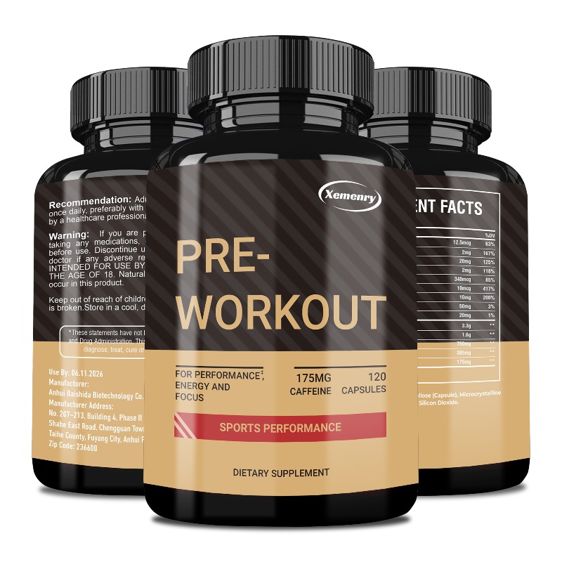 Pre Workout Supplement - プレワークアウトカプセル - 筋肉増強、ポンプ効果、エネルギーと持久力、パフォーマンスと筋肉量を向上、ビートルートサプリメント