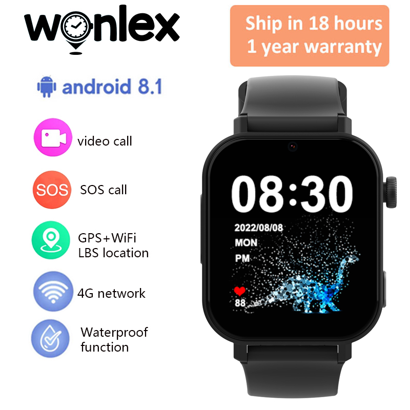 Nutrition Gym - Wonlex KT36 4Gスマートウォッチ キッズGPS WiFi位置追跡 SOSアラート