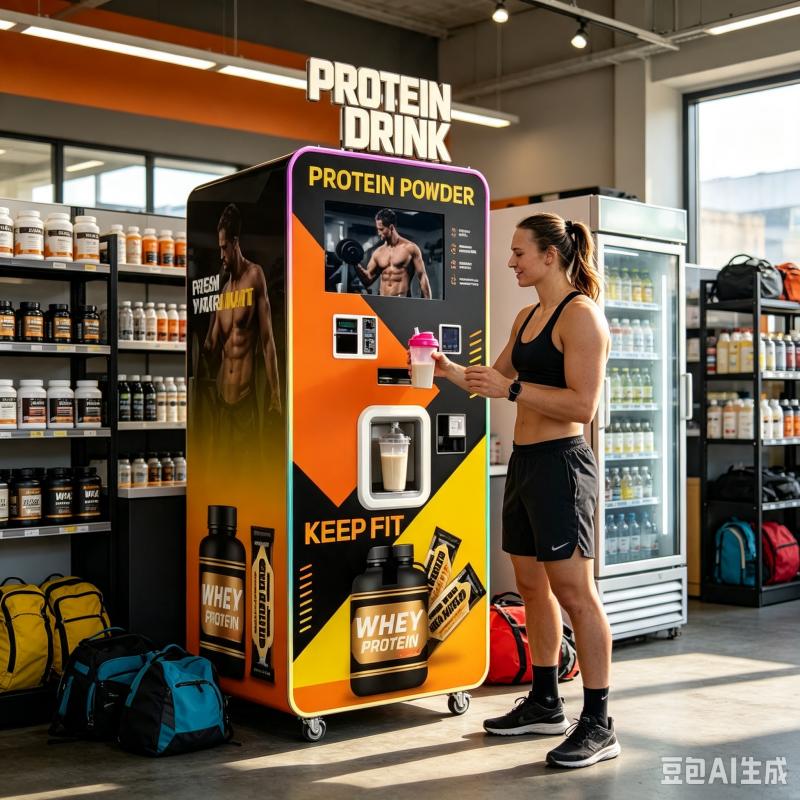 Nutrition Fitness Club - 自動プロテインシェイク販売機 カスタマイズ可能なデジタル制御 栄養ドリンクマシン フィットネスクラブ向け商業ソリューション