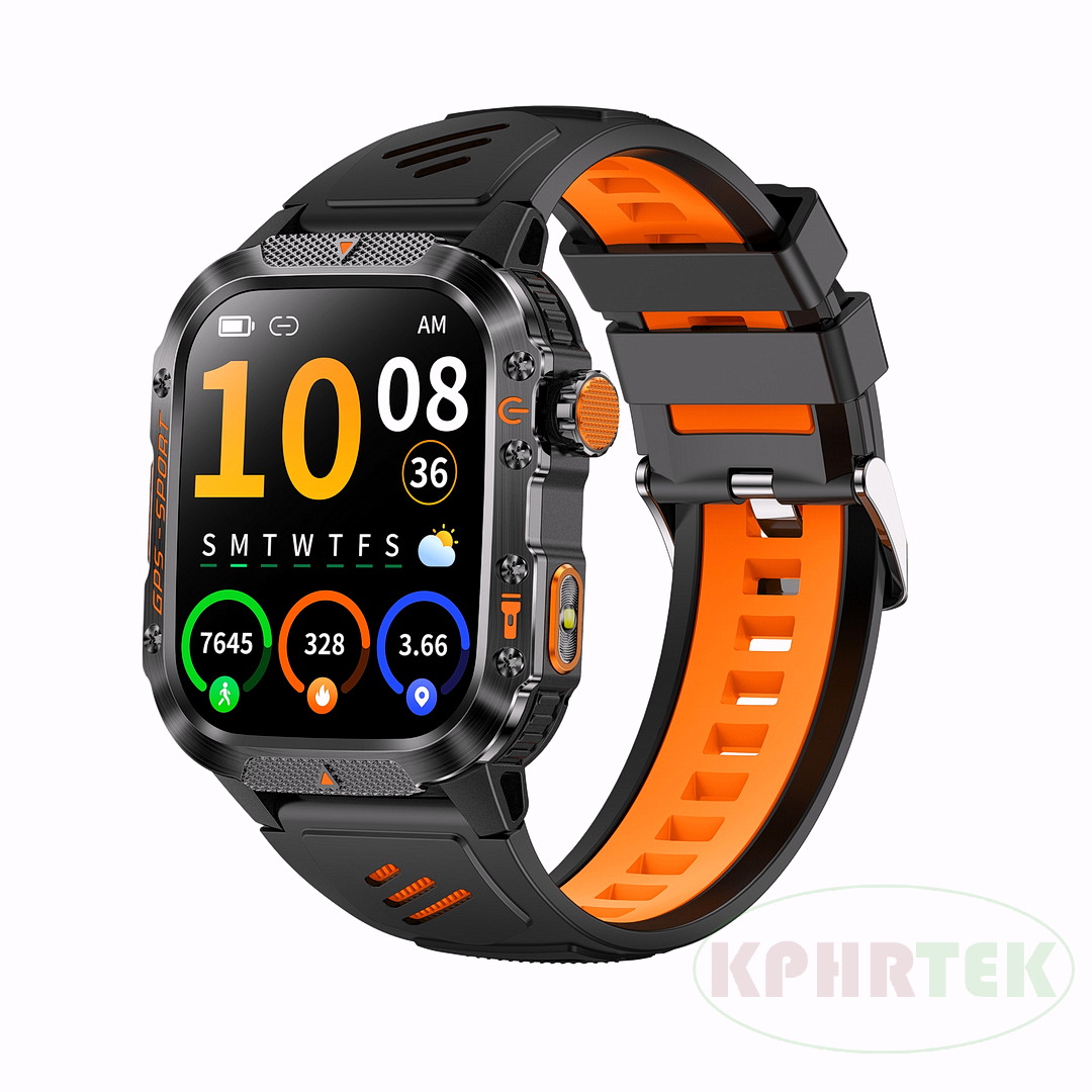 Nutrition Gym - HT36 GPSスマートウォッチ 精密測位 アウトドアスポーツ フィットネストラッカー 防水スマートウォッチ