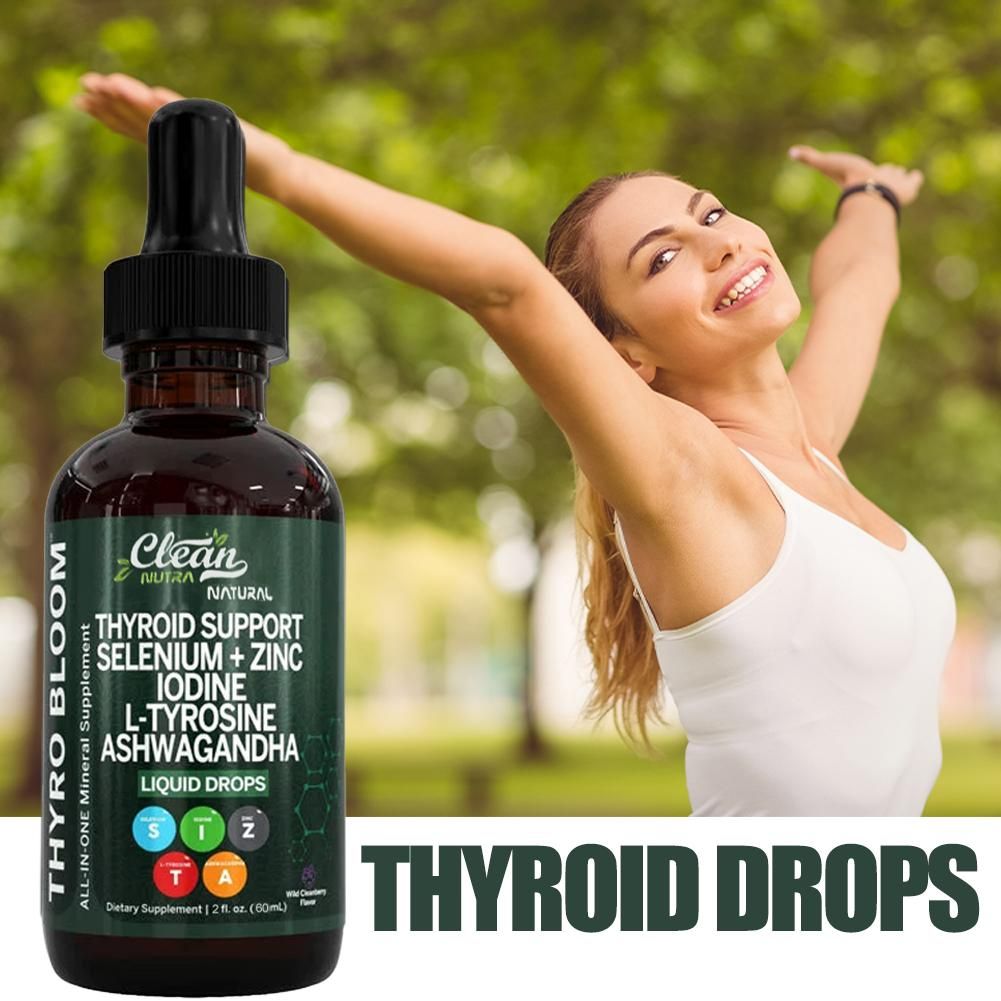 Iodine Drops Supplement - 60ml サプリメント液滴 ビタミンB3&D12 セレン 亜鉛 ヨウ素
