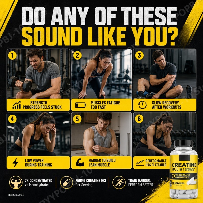 クレアチンHCl 750mg 90カプセル フィットネス筋肉 - The Nutrition Fitness のレビューと価格