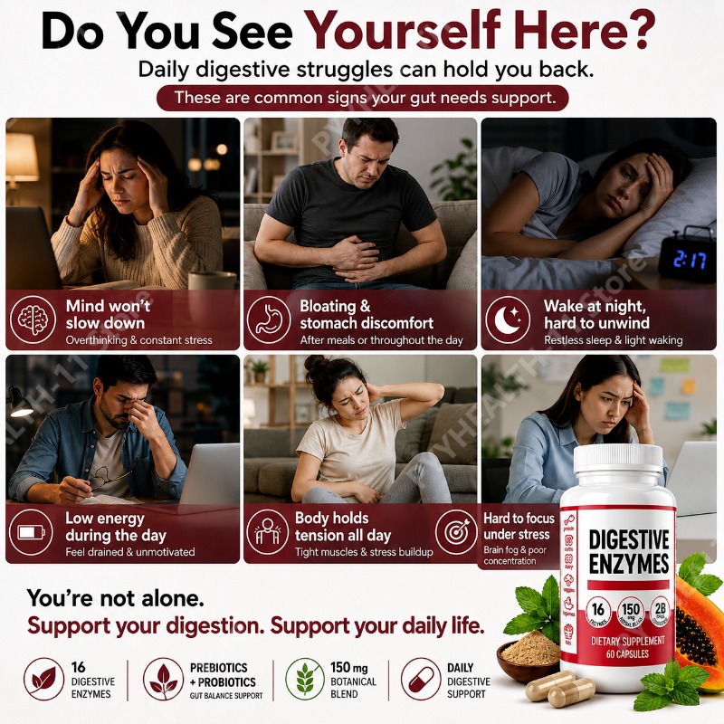 消化酵素、プレバイオティクス、プロバイオティクス配合、生姜と - Digestive Enzyme Blend のレビューと価格