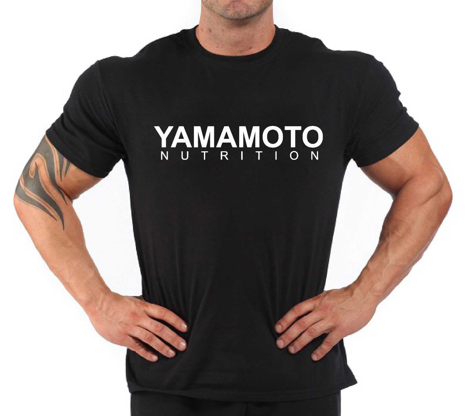 ボディビルディング フィットネス ジム Tシャツ「山本栄養」 - The Nutrition Fitness のレビューと価格