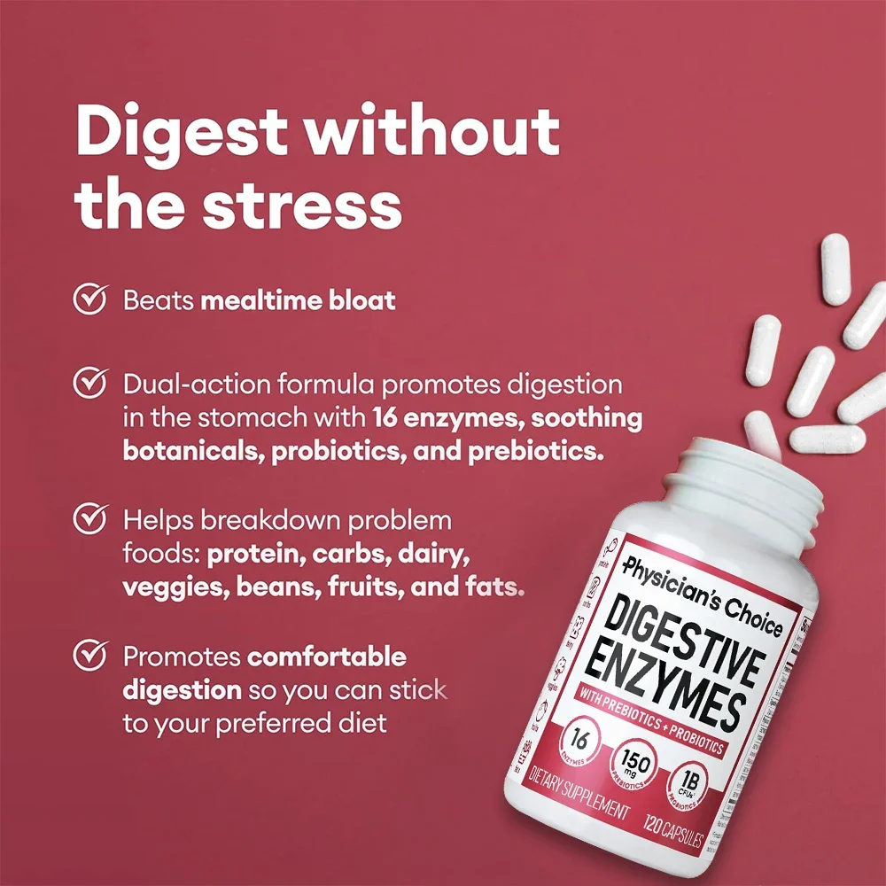有機デジタル酵素サプリメントは、成人、男性、女性の栄養の吸収 - Digestive Enzyme Blend のレビューと価格