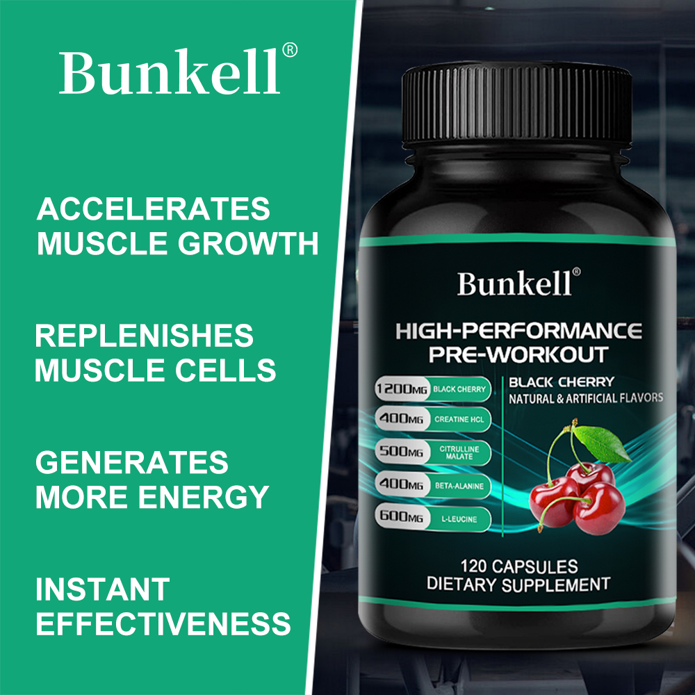アスレチックパフォーマンスのためのBunkellプレワークサ - Pre Workout Supplement のレビューと価格