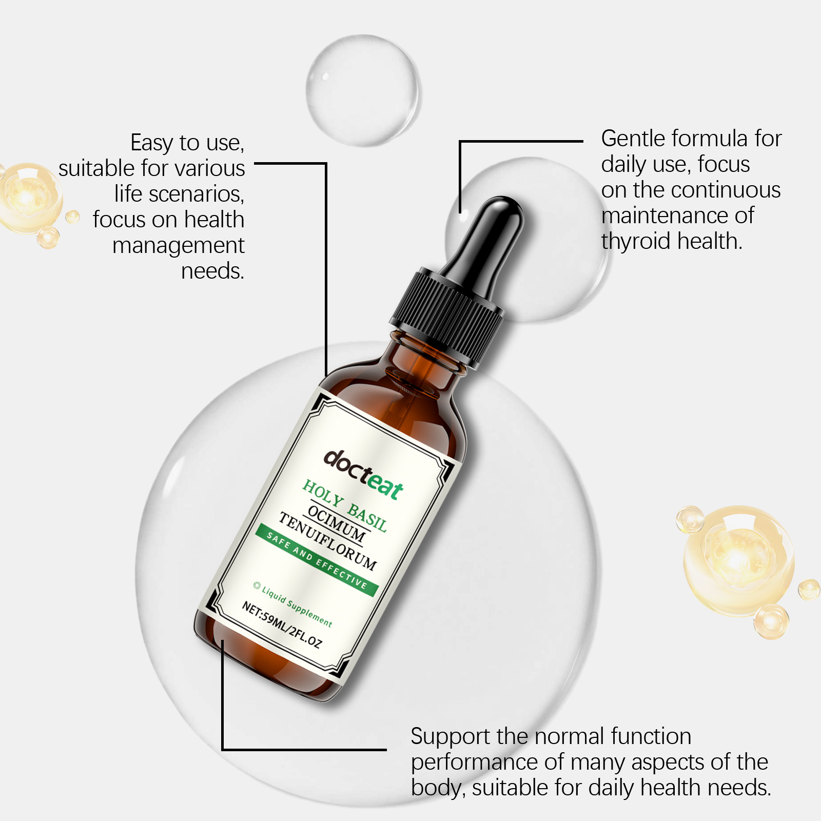 甲状腺健康用液体経口ドロップス ホルモンバランスサポートサプ - Iodine Drops Supplement のレビューと価格