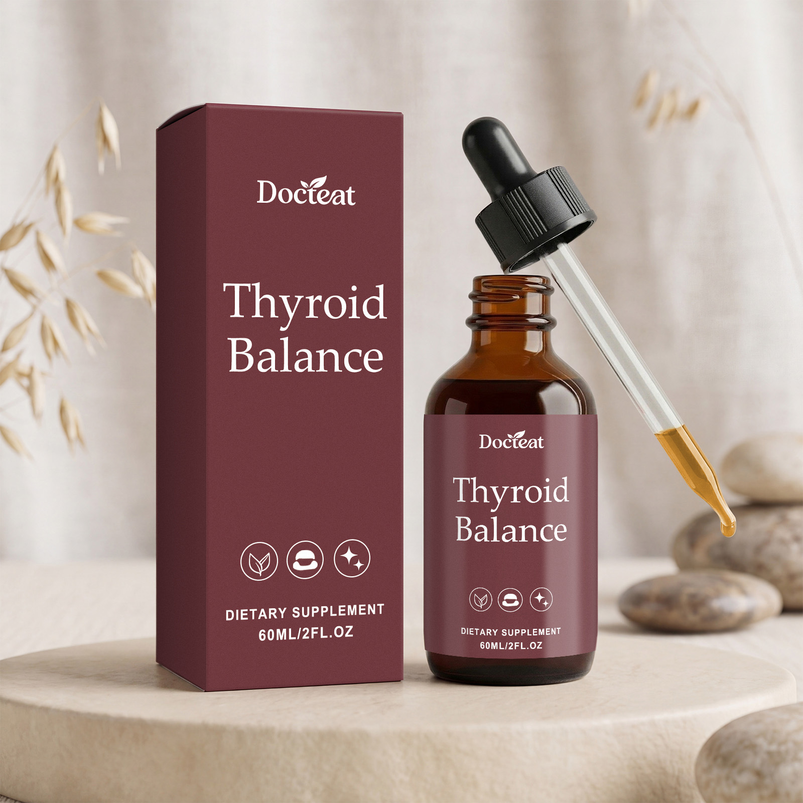 甲状腺チンキ剤サプリメント ヨウ素セレン複合体 ホルモンバラ - Iodine Drops Supplement のレビューと価格