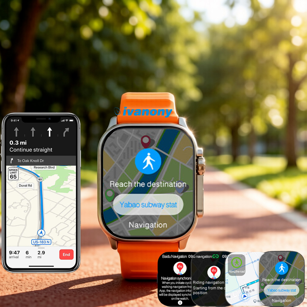 HK12 Ultra 4 スマートウォッチは、WhatsAp - Nutrition Gym のレビューと価格