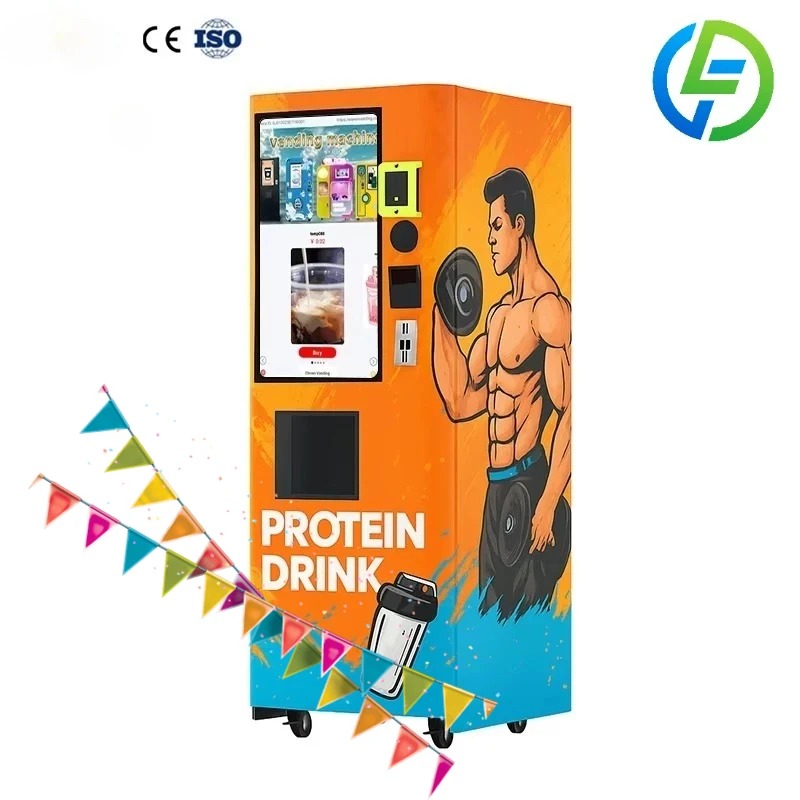 カスタマイズ可能な自動プロテインシェイク販売機 スマートタッ - The Nutrition Fitness のレビューと価格