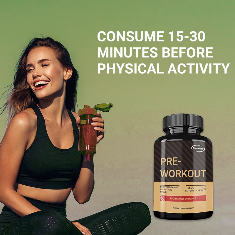 プレワークアウトカプセル - 筋肉増強、ポンプ効果、エネルギ - Pre Workout Supplement のレビューと価格
