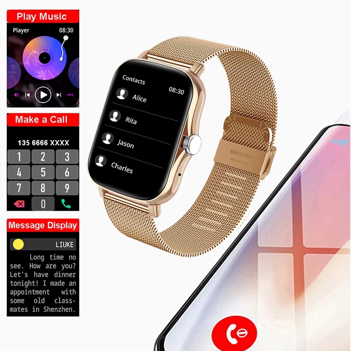 2026年新型多機能スマートウォッチ 男女兼用 Blueto - Nutrition Gym のレビューと価格