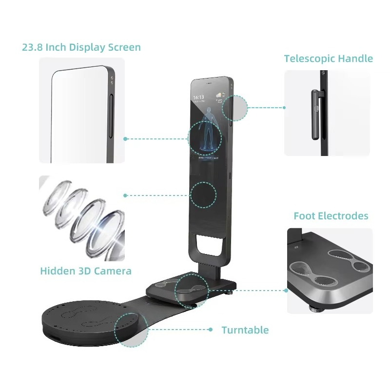 スマートフィットネスミラー ボディスキャナー 栄養分析器 - The Nutrition Fitness のレビューと価格