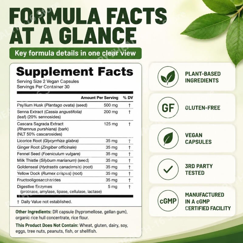 ファイバークレンズ サイリウムハスクカプセル 消化酵素配合  - Digestive Enzyme Blend のレビューと価格