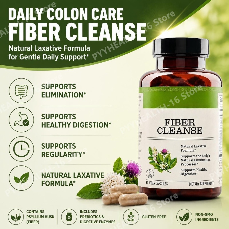 ファイバークレンズ サイリウムハスクカプセル 消化酵素配合  - Digestive Enzyme Blend のレビューと価格