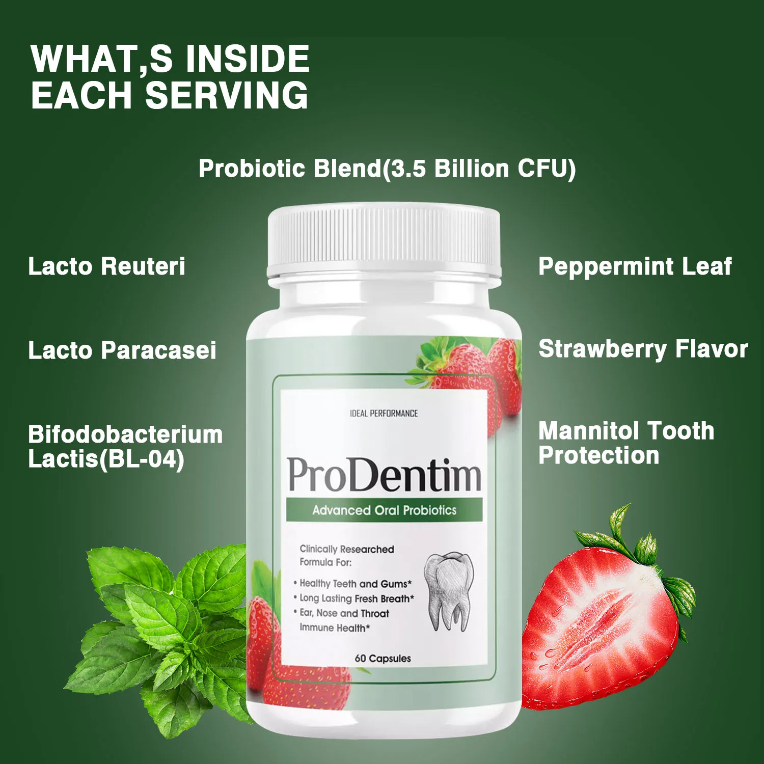 高度な口腔プロバイオティクス - 口臭を消し、歯を白くし、歯 - Digestive Enzyme Blend のレビューと価格