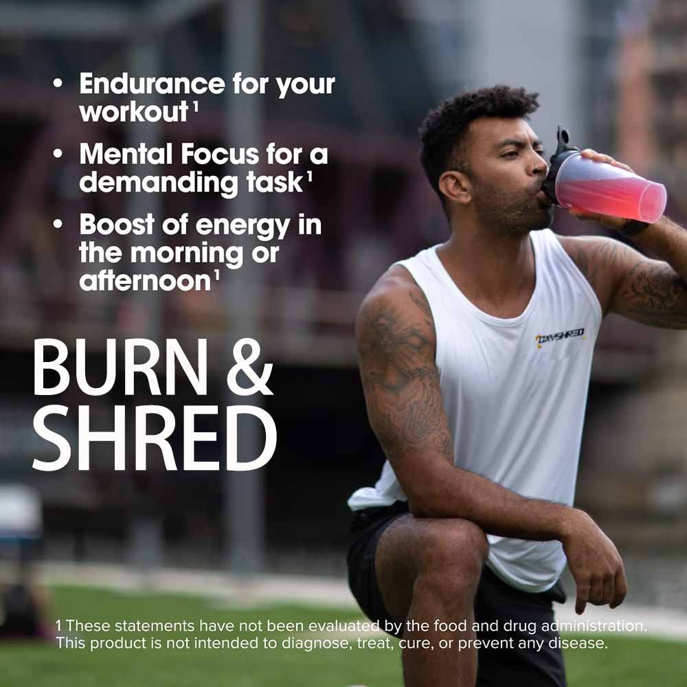 オキシシュレッド プレワークアウトパウダー - Lグルタミン - Pre Workout Supplement のレビューと価格