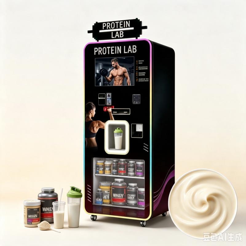 カスタマイズ可能なプロテインシェイク自動販売機 スマート飲料 - Nutrition Fitness Club のレビューと価格